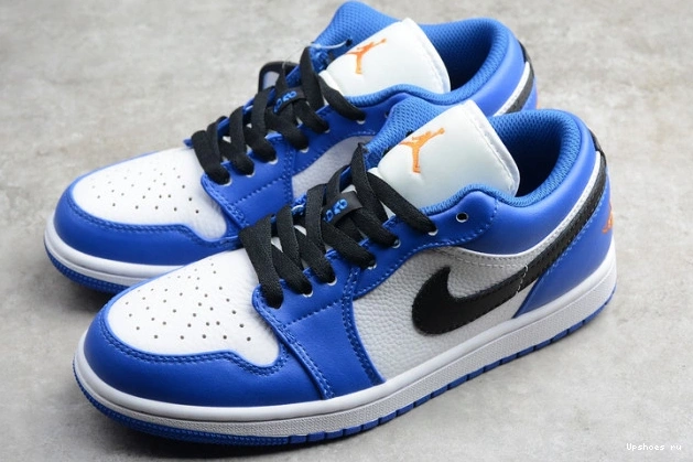553558-401 LOW HYPER 1 AIR PEEL ROYAL JORDAN ORANGE 1008